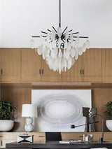 Geologic Round Fringe Chandelier 42"