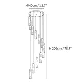 Celestial Alabaster Cascade Chandelier