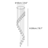 Celestial Alabaster Cascade Chandelier