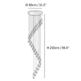 Celestial Alabaster Cascade Chandelier