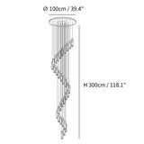 Celestial Alabaster Cascade Chandelier