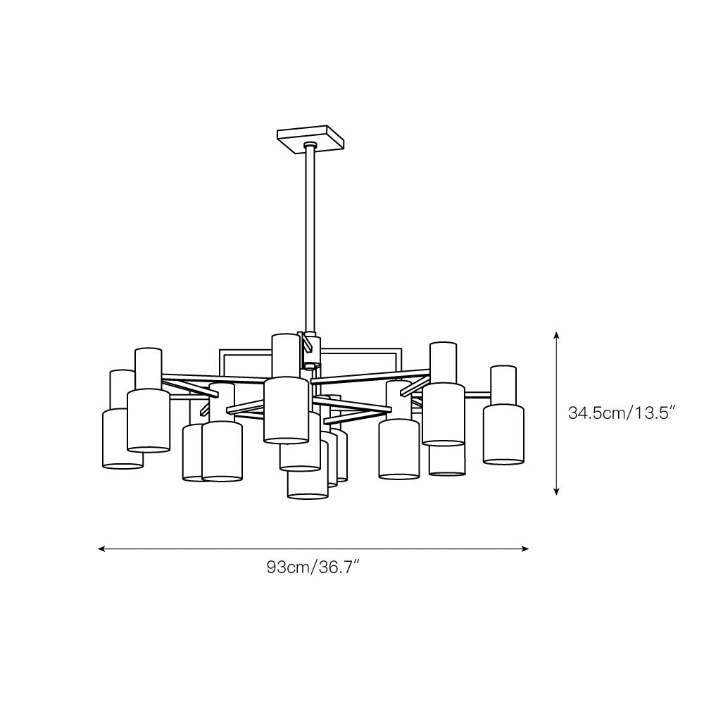 Centerport Alabaster Chandelier