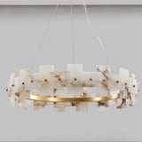 Alabaster Halo Chandelier