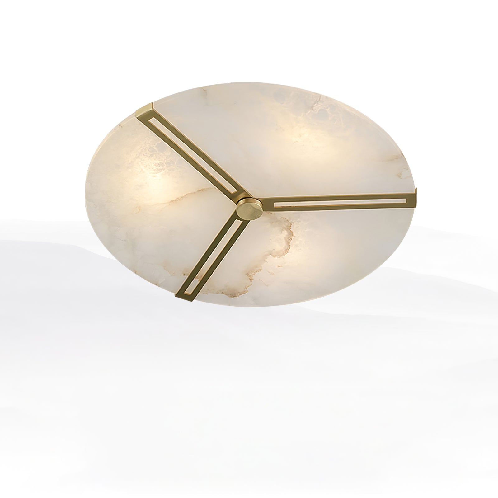 Clocks Alabaster Flush Mount