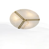 Clocks Alabaster Flush Mount