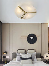 Clocks Alabaster Flush Mount