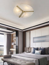 Clocks Alabaster Flush Mount