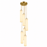 Column Alabaster Staircase Chandelier