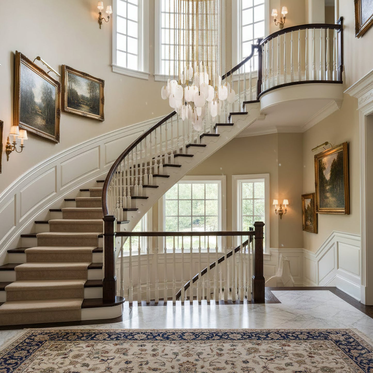 Allure Alabaster Chandelier