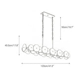 Selene Linear Alabaster Chandelier