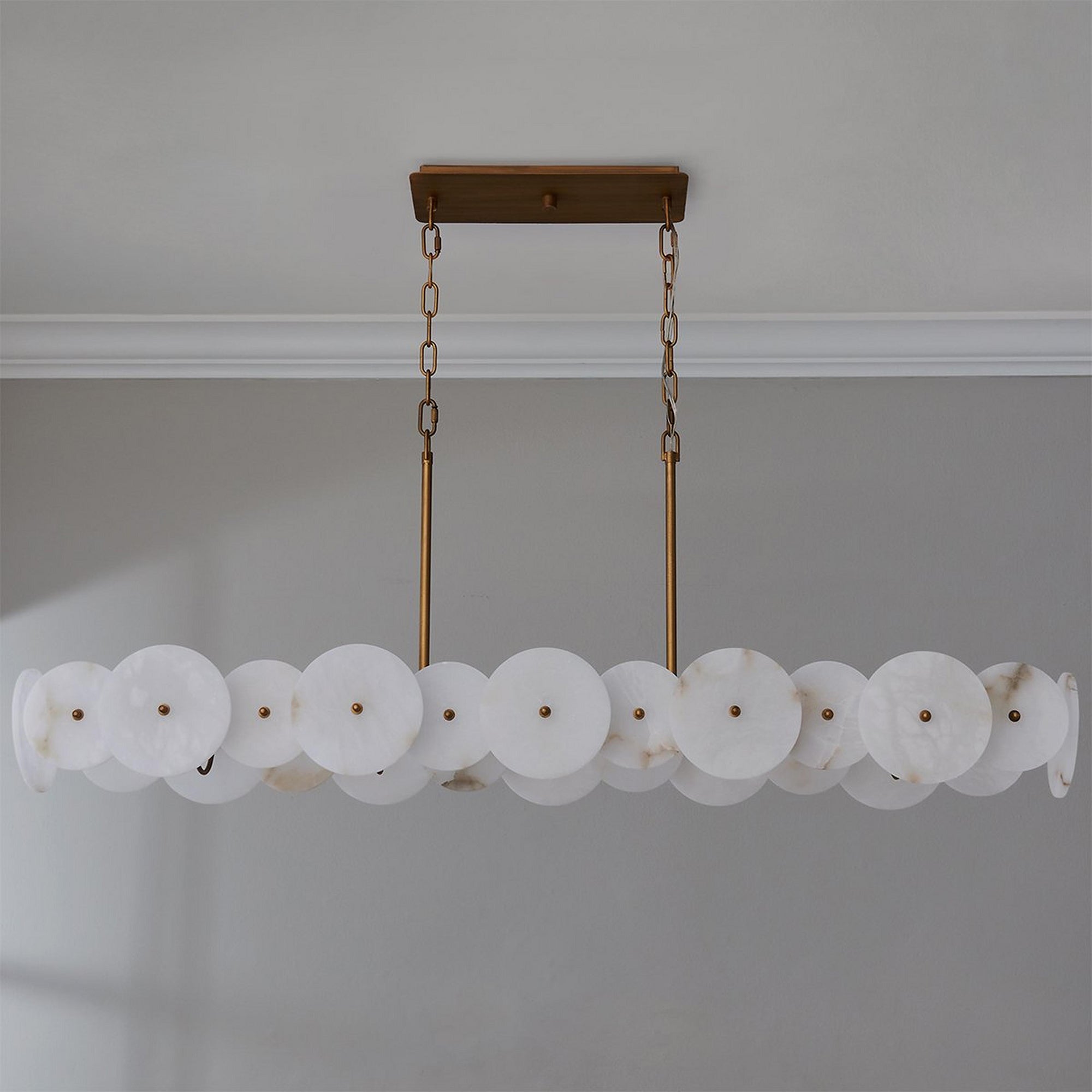 Selene Linear Alabaster Chandelier