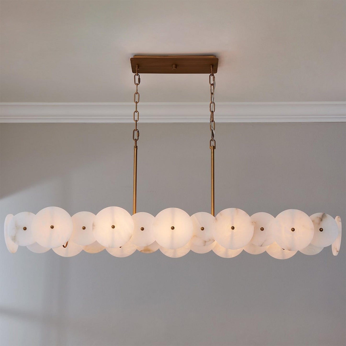 Selene Linear Alabaster Chandelier