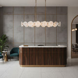 Selene Linear Alabaster Chandelier