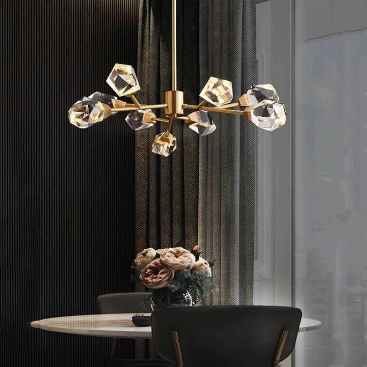 Alane Modern Living Room Bedroom Crystal Chandelier Lighting