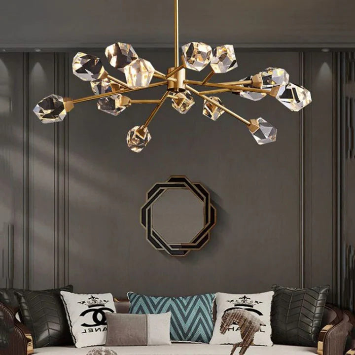 Alane Modern Living Room Bedroom Crystal Chandelier Lighting
