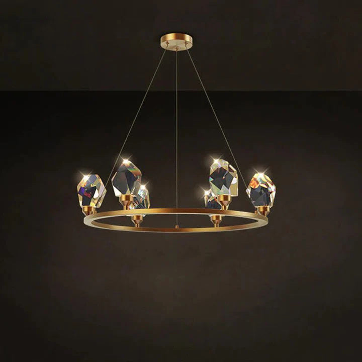 Alane Round Crystal Chandelier