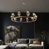 Alane Round Crystal Chandelier