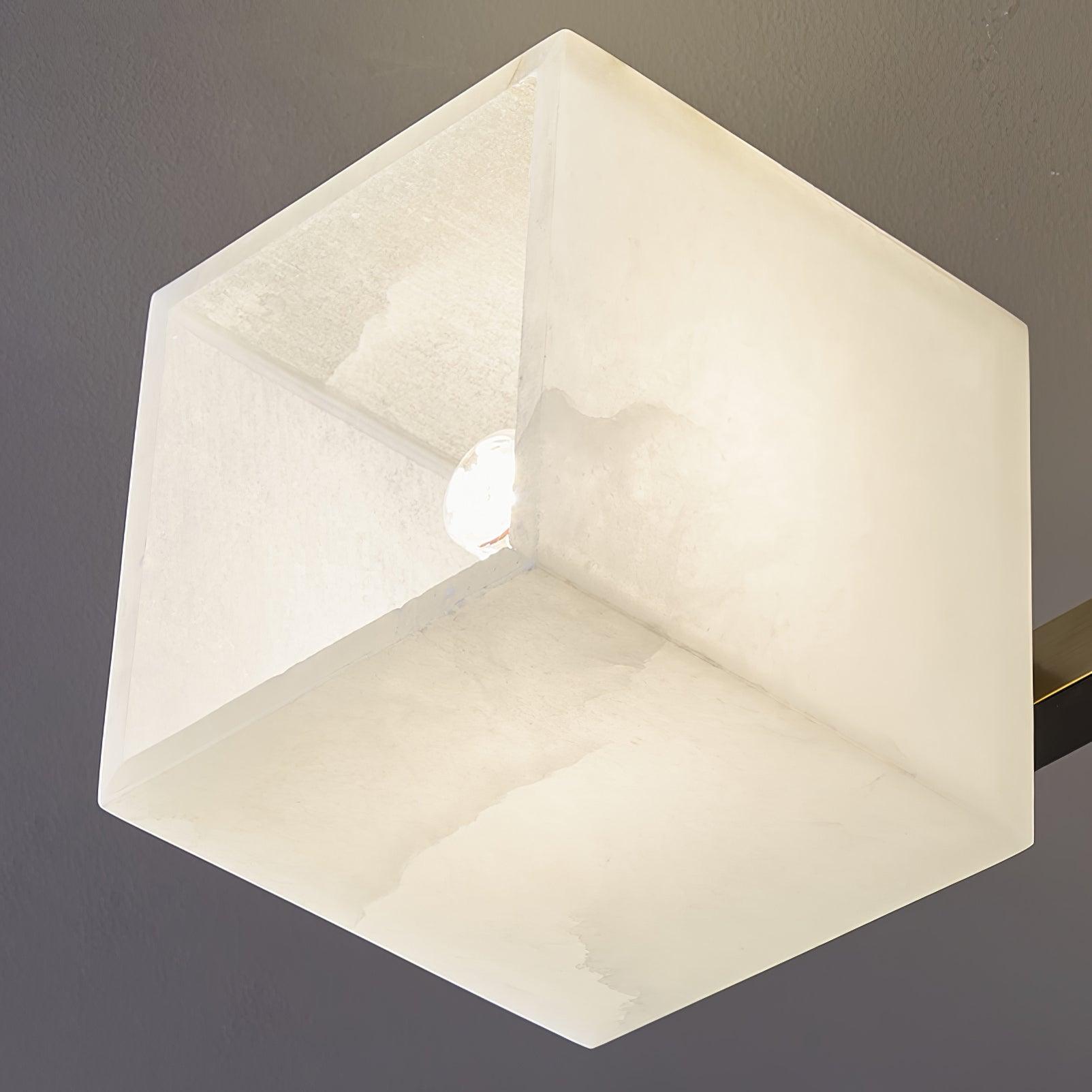 Cubist Alabaster Cluster Flush Mount