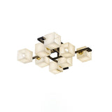 Cubist Alabaster Cluster Flush Mount