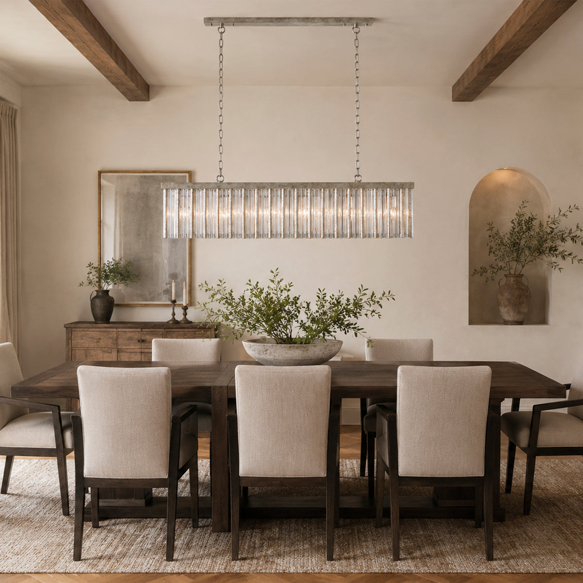 Andalucia Rectangular Chandelier 48'' 56''