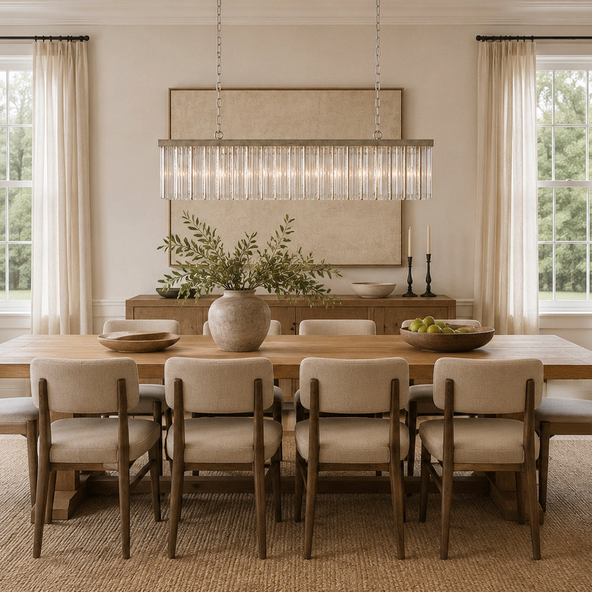 Andalucia Rectangular Chandelier 48'' 56''
