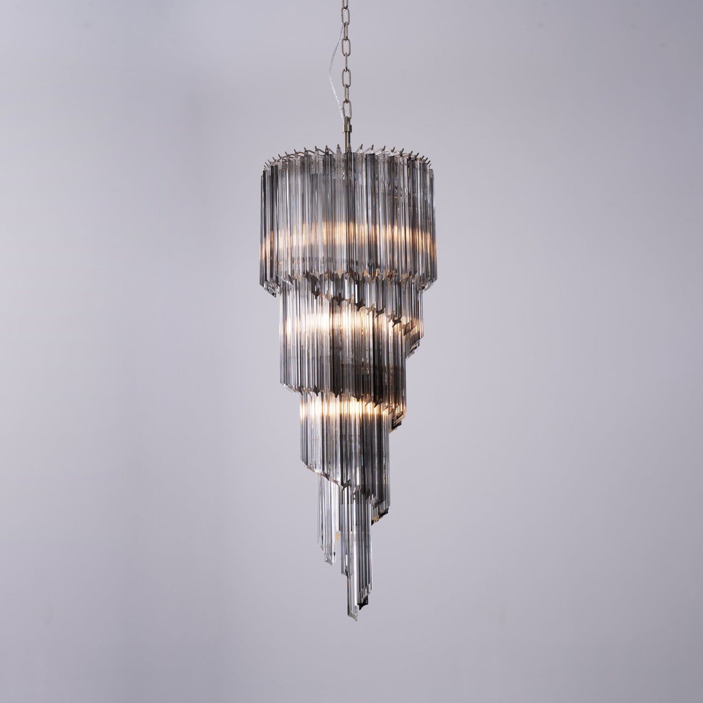 Dark Themed Cascading Rain Chandelier - CasaraHouse