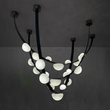 Dew Drops Alabaster Chandelier