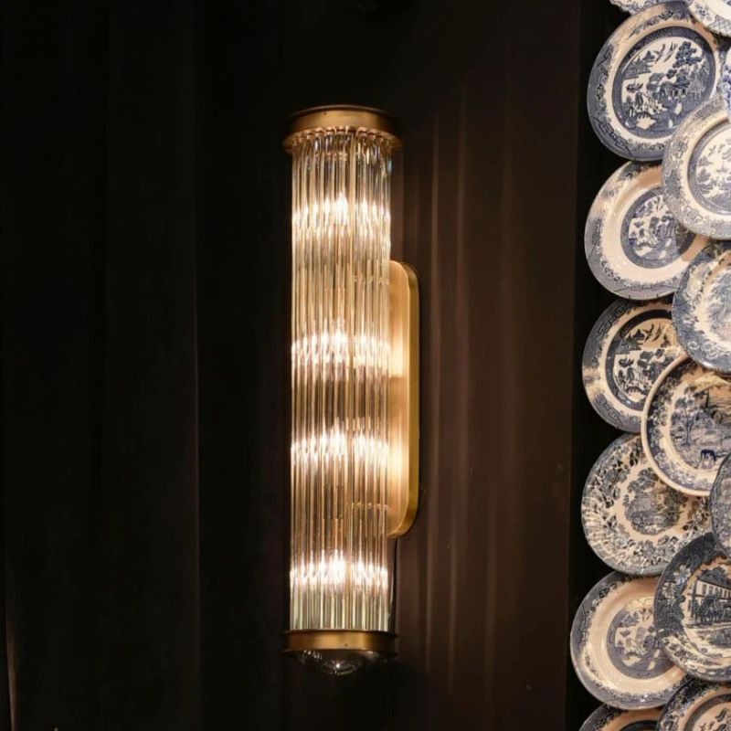 Doraa Crystal Round Wall Sconce