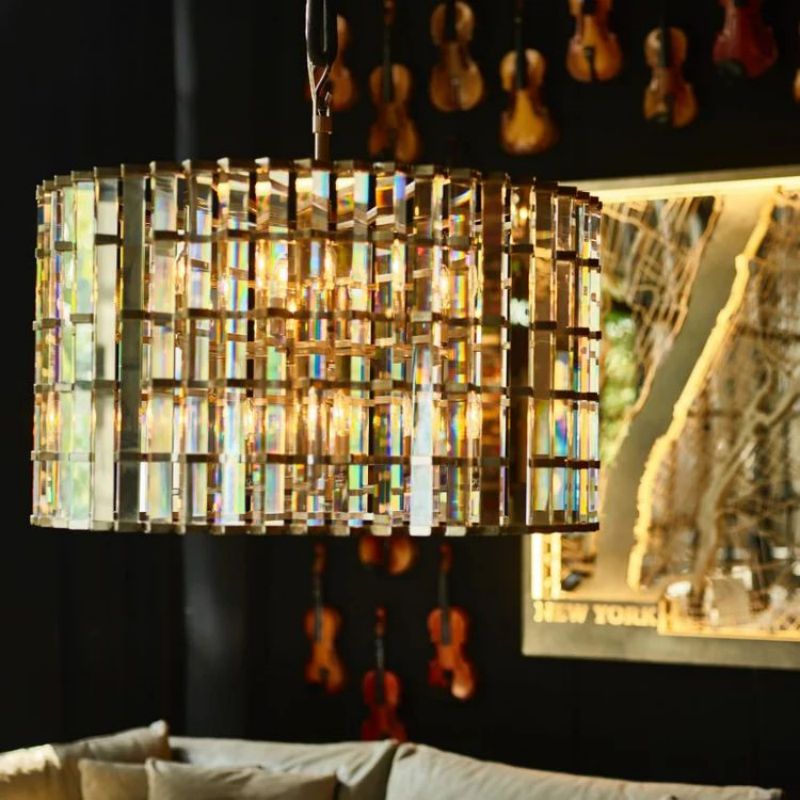 Doraa Glass Round Chandelier