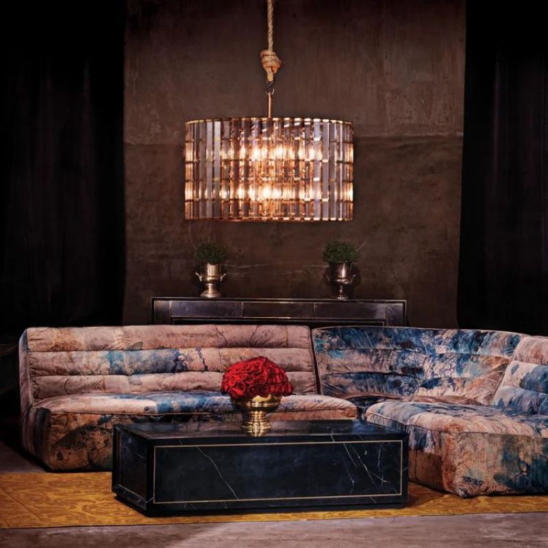 Doraa Glass Round Chandelier