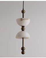 Duo Alabaster Pendant Lamp