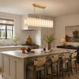 Myrna LED Linear Chandelier 55"