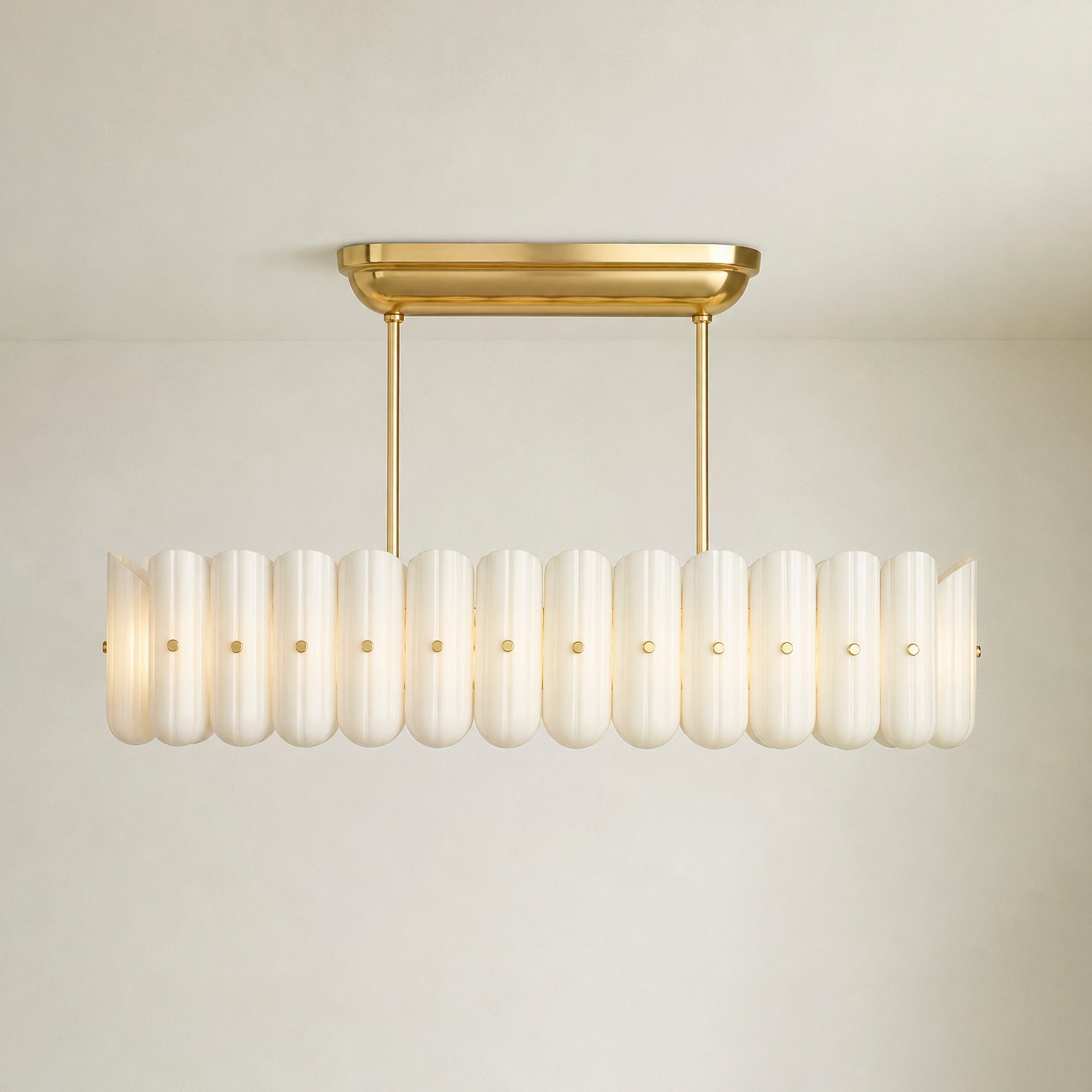 Myrna LED Linear Chandelier 55"