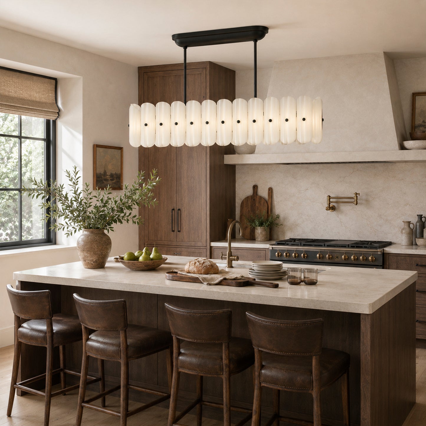 Myrna LED Linear Chandelier 55"