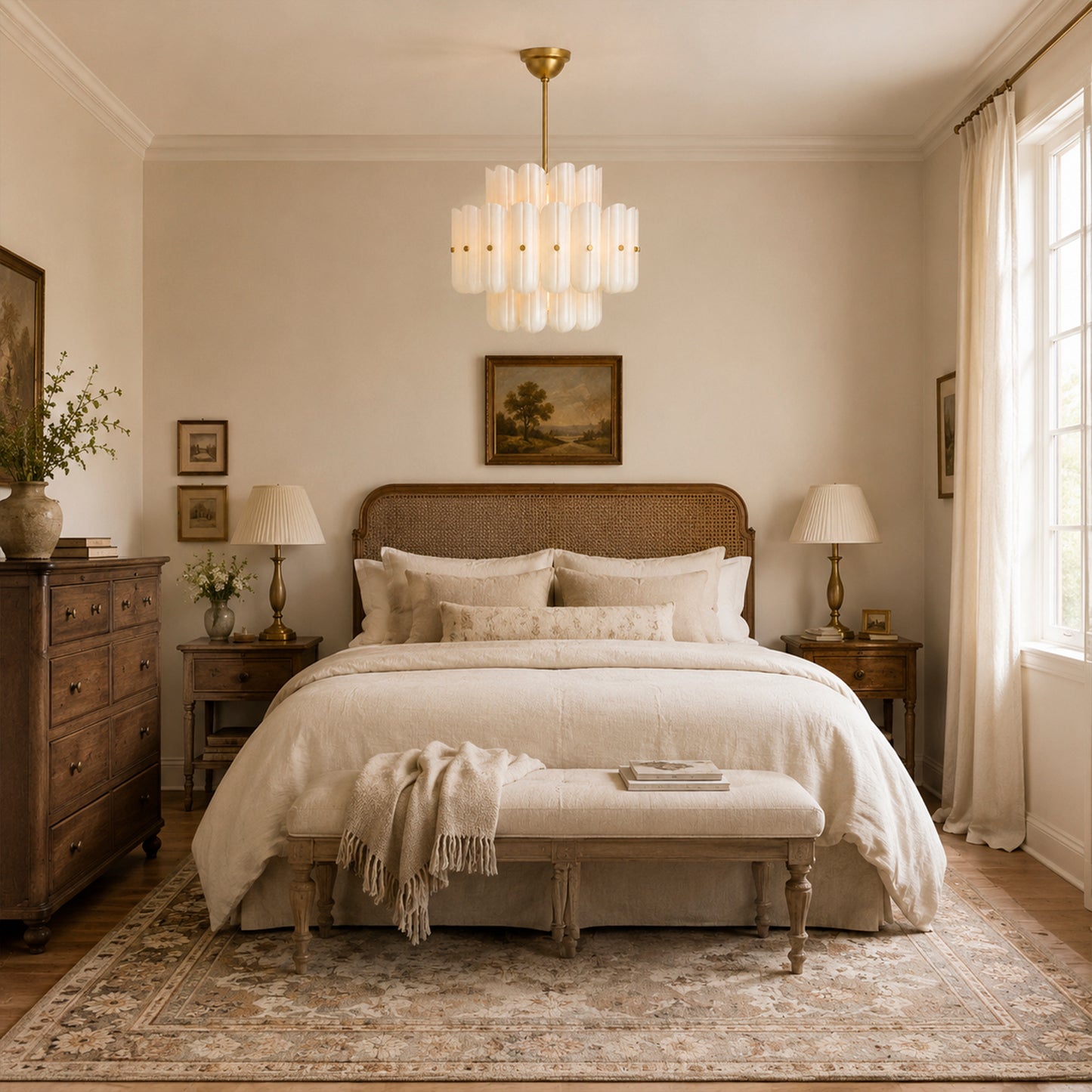 Myrna LED Double Tier Round Chandelier 25" 35" 46"