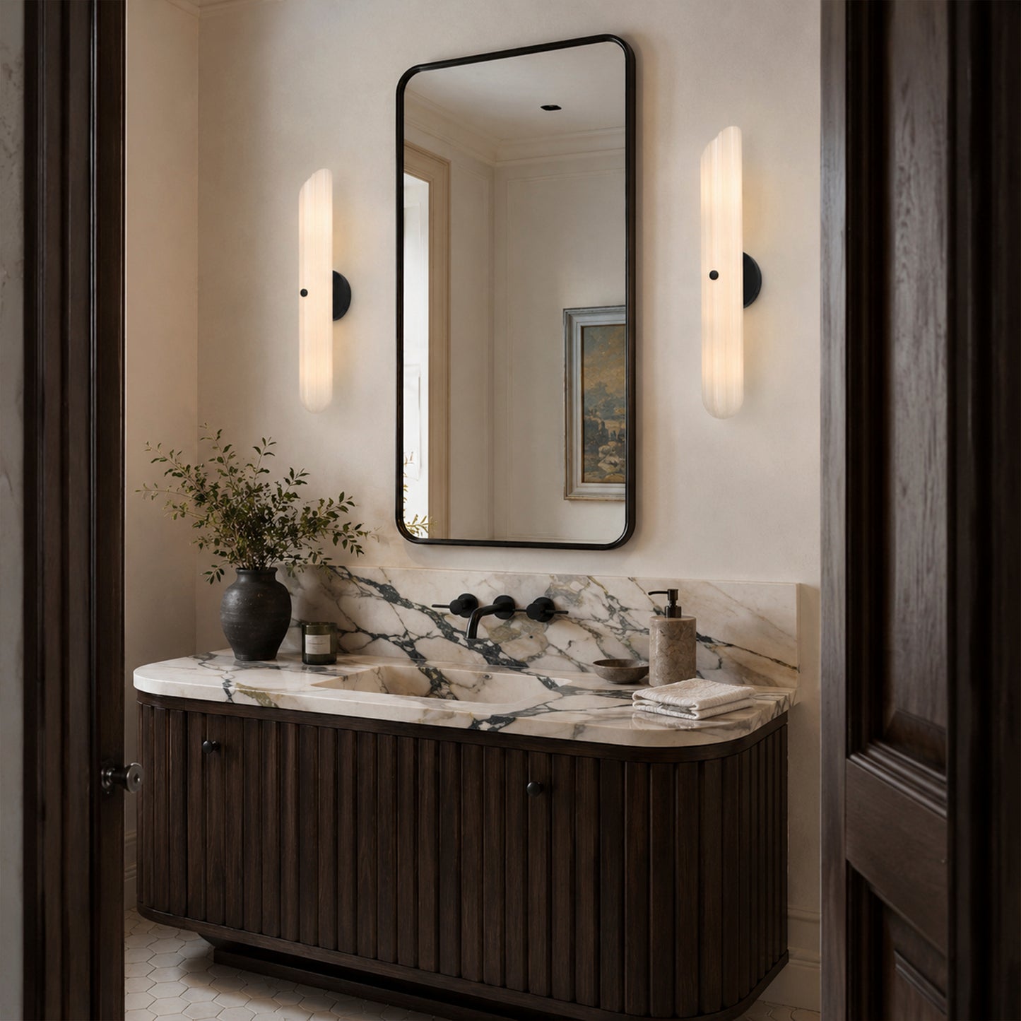 Myrna LED Wall Sconce 12"H 24"H