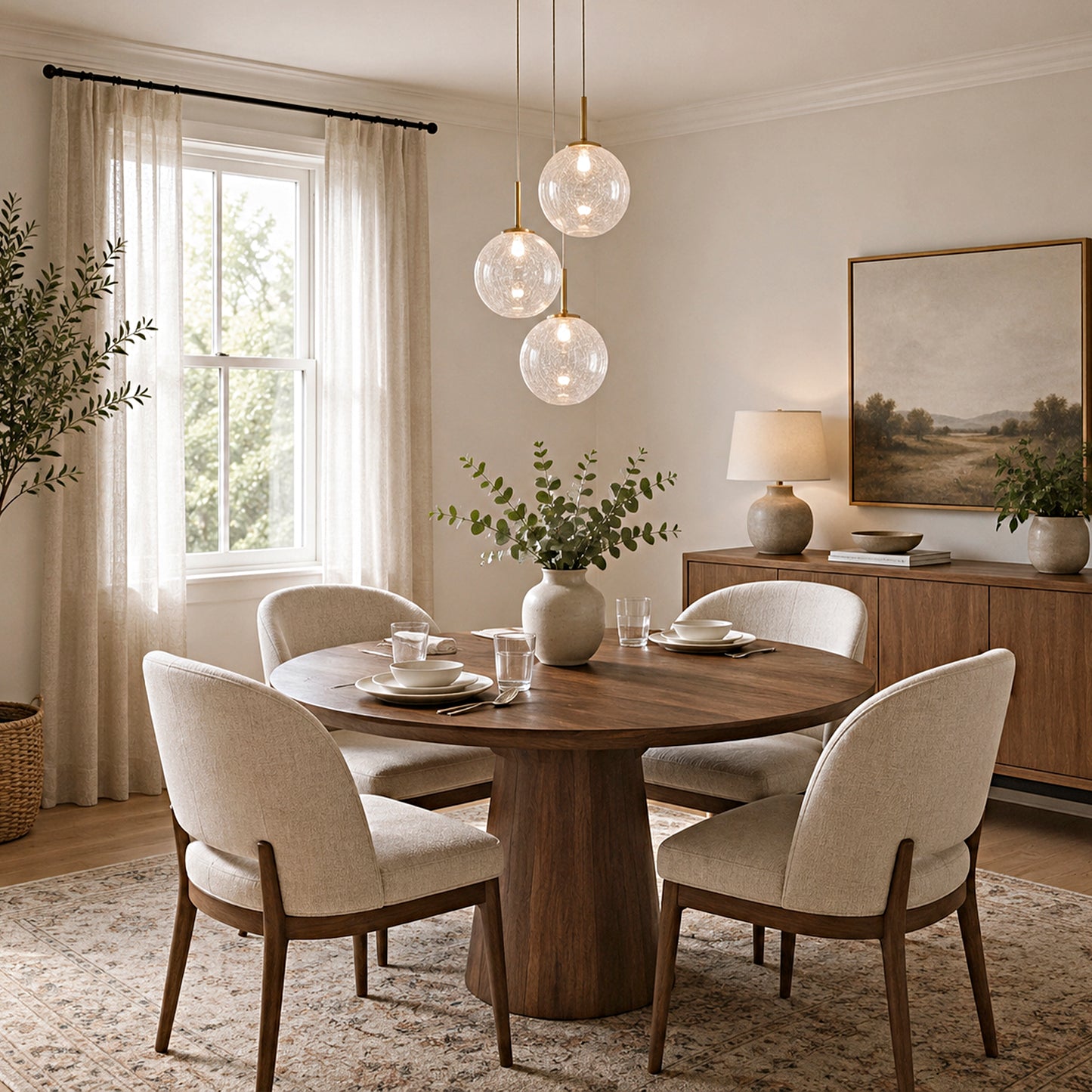 Casen Round Chandelier 20" 28" 34" 43"
