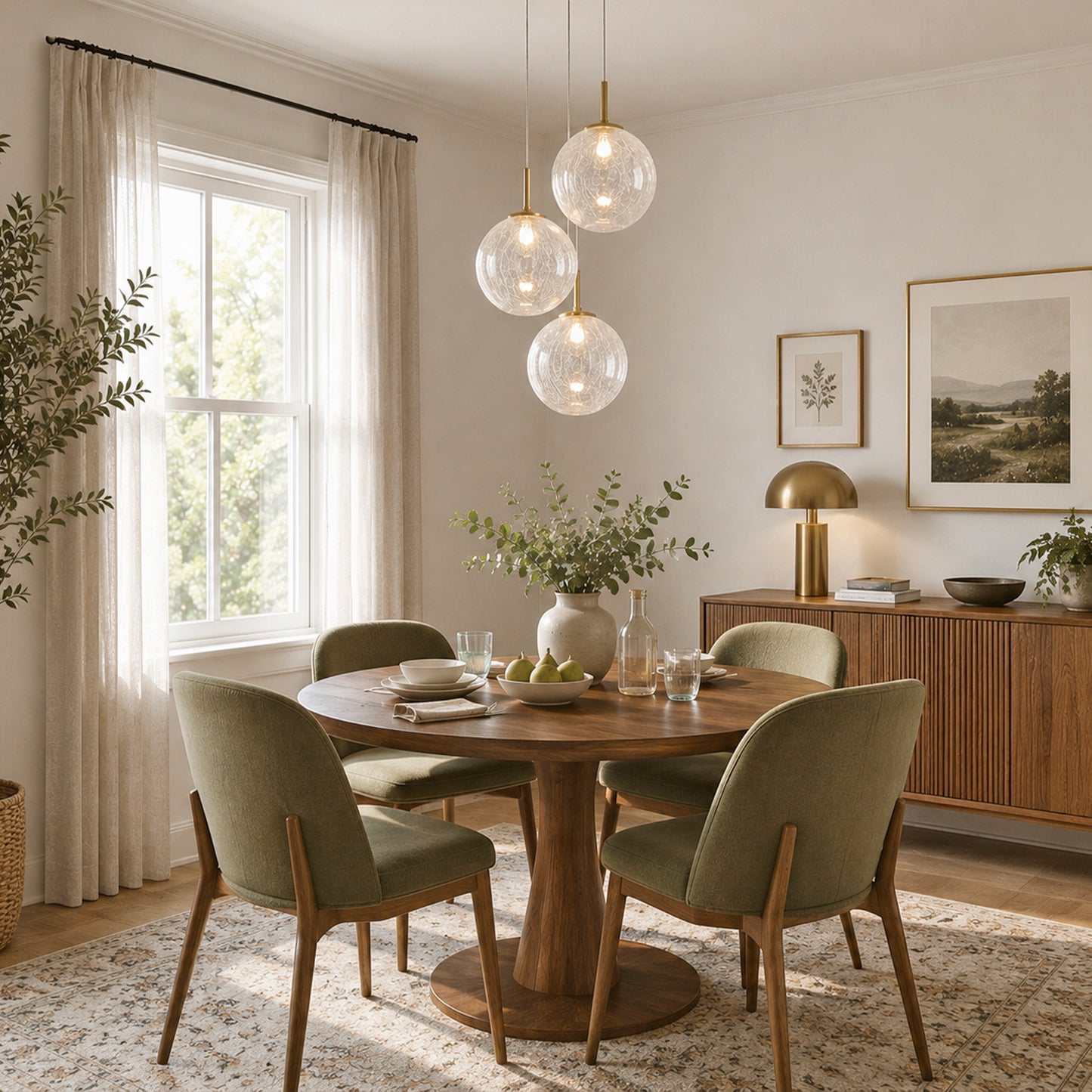 Casen Round Chandelier 20" 28" 34" 43"