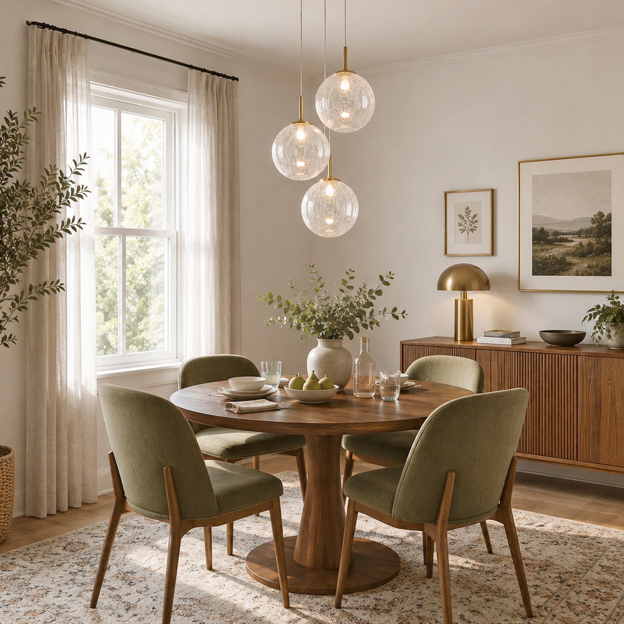 Casen Round Chandelier 20" 28" 34" 43"