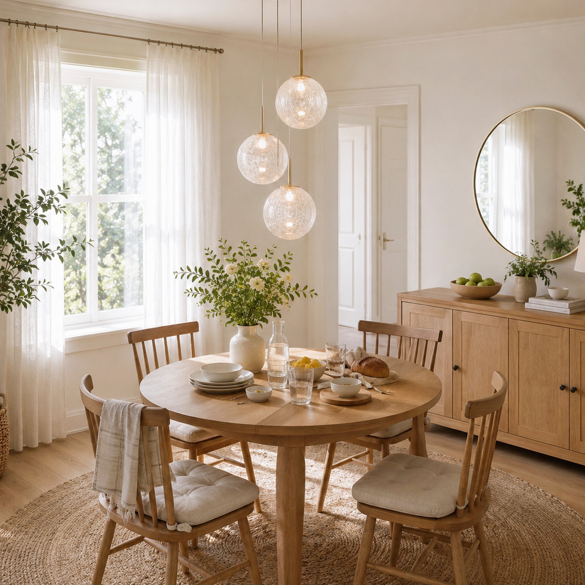 Casen Round Chandelier 20" 28" 34" 43"