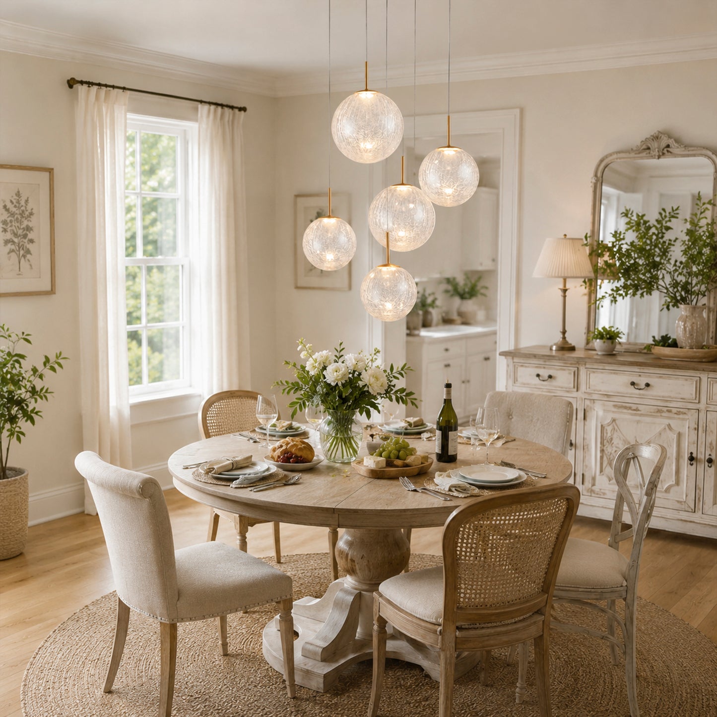 Casen Round Chandelier 20" 28" 34" 43"