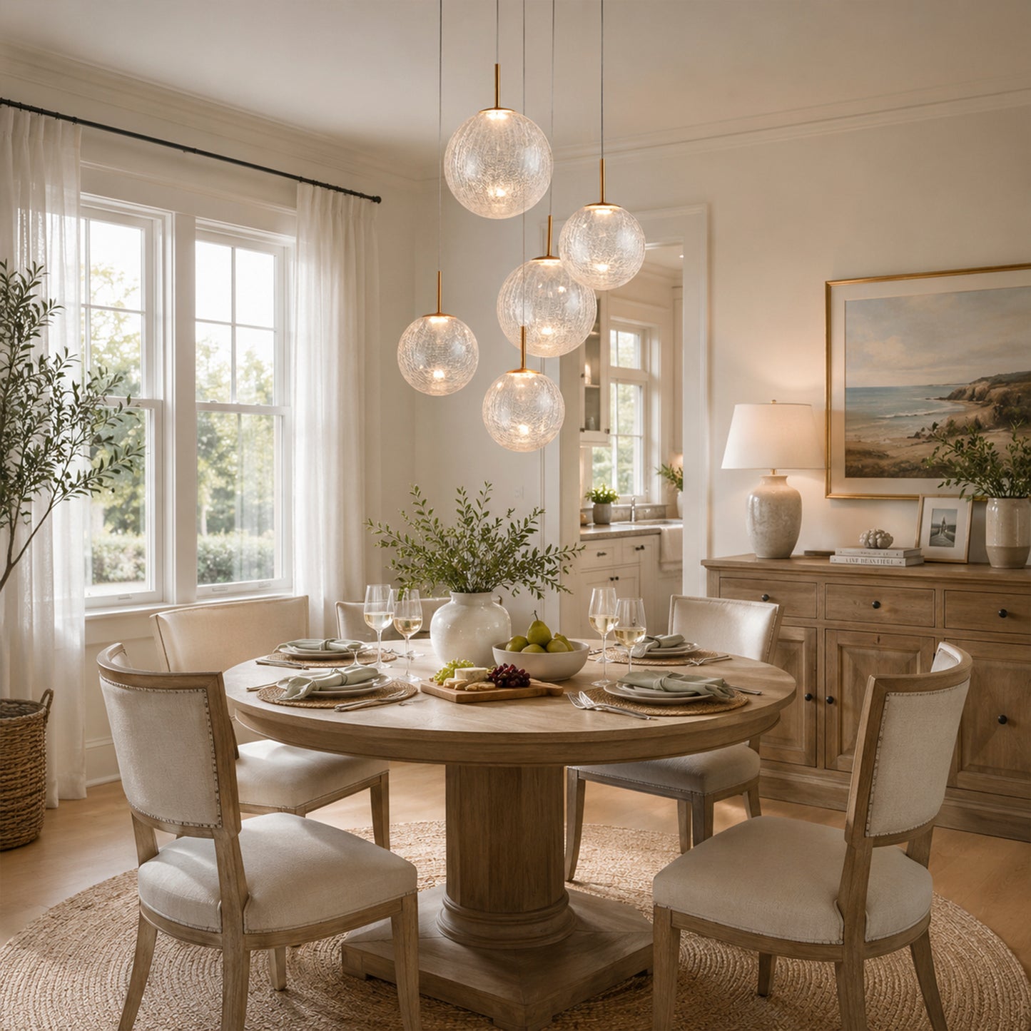 Casen Round Chandelier 20" 28" 34" 43"
