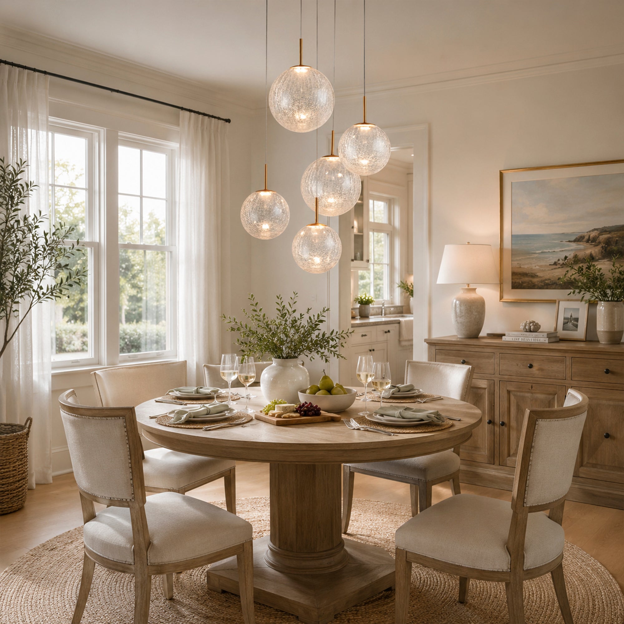 Casen Round Chandelier 20" 28" 34" 43"