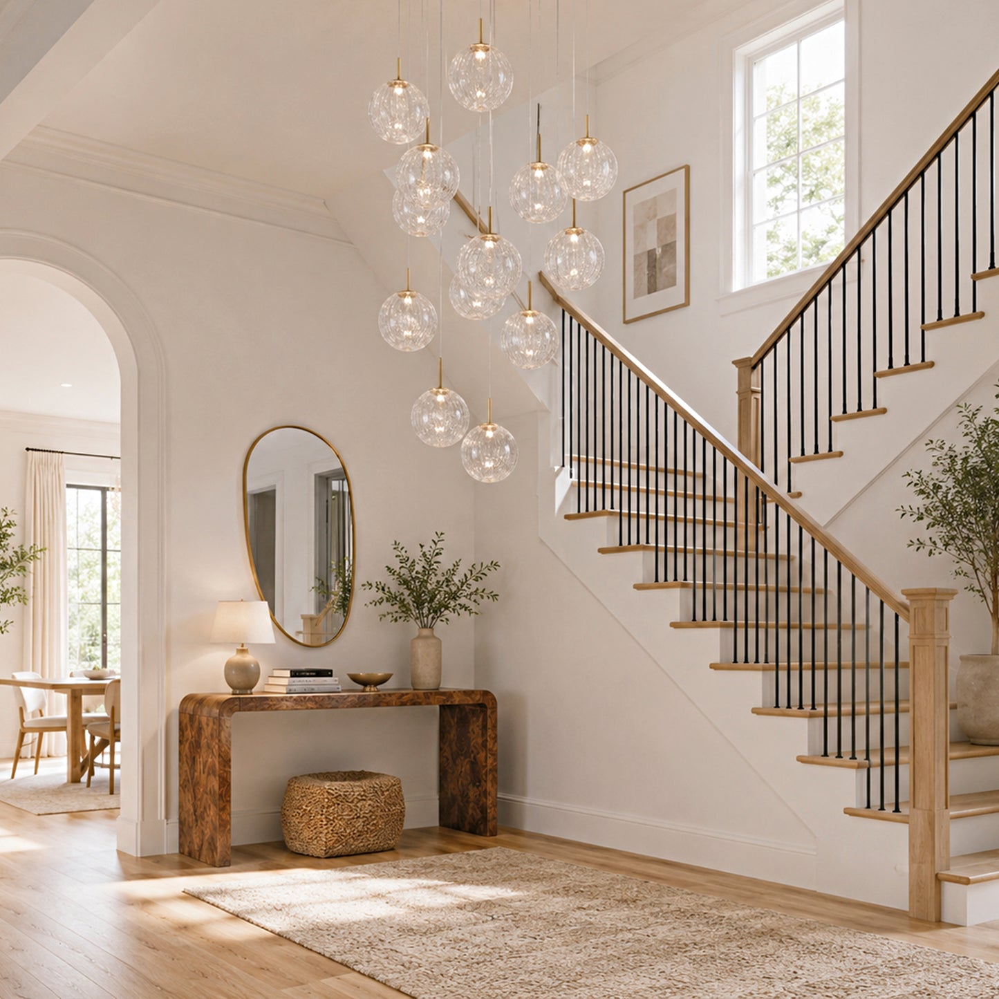 Casen Round Chandelier 20" 28" 34" 43"