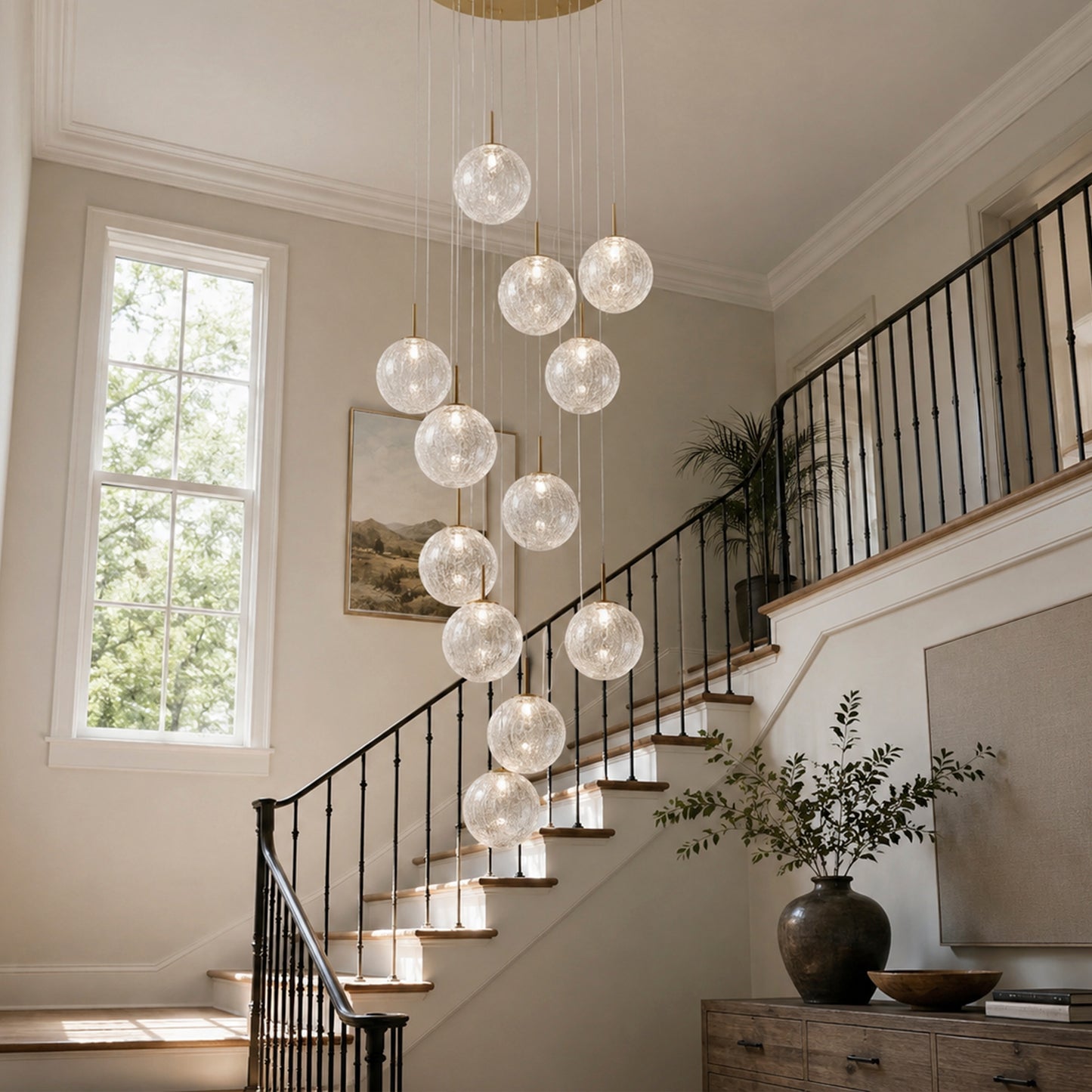 Casen Round Chandelier 20" 28" 34" 43"