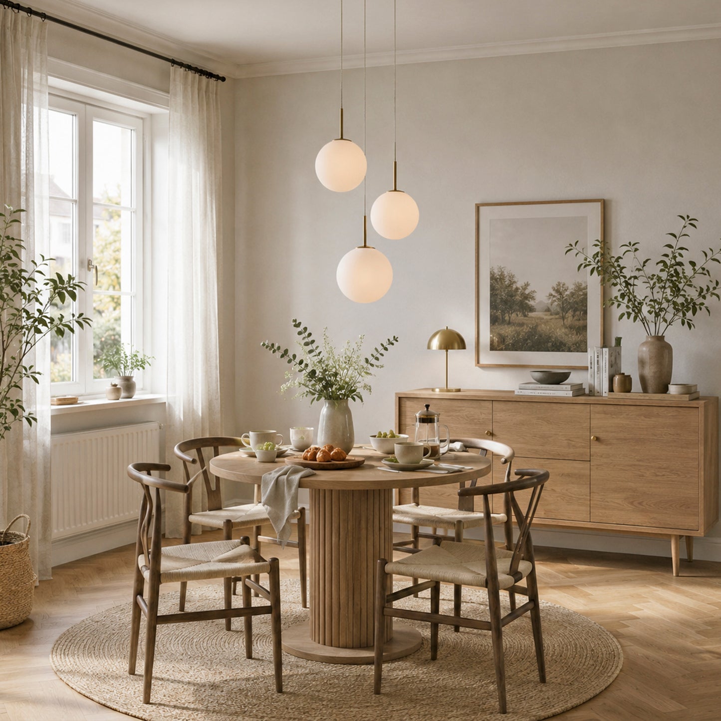 Casen Round Chandelier 20" 28" 34" 43"