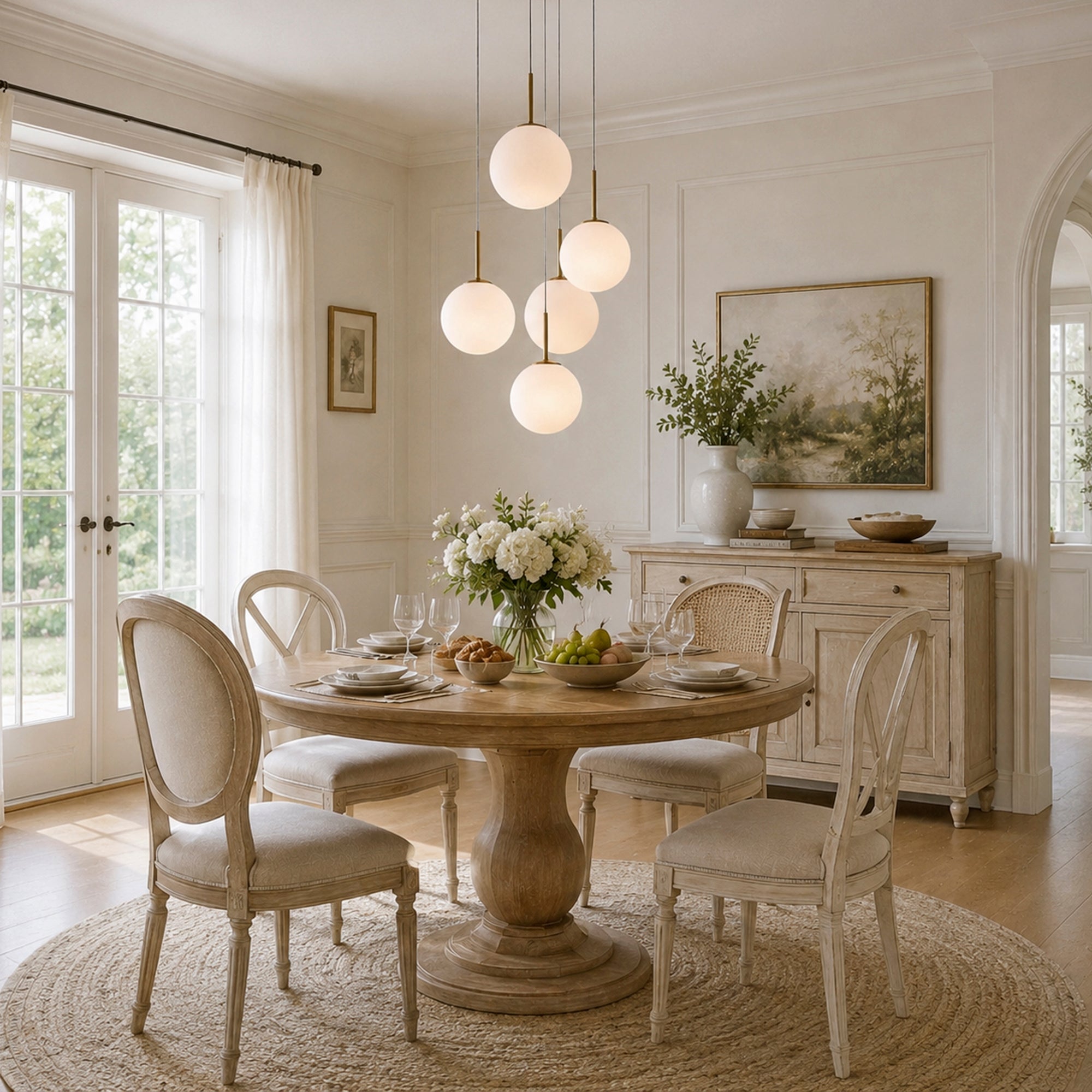 Casen Round Chandelier 20" 28" 34" 43"