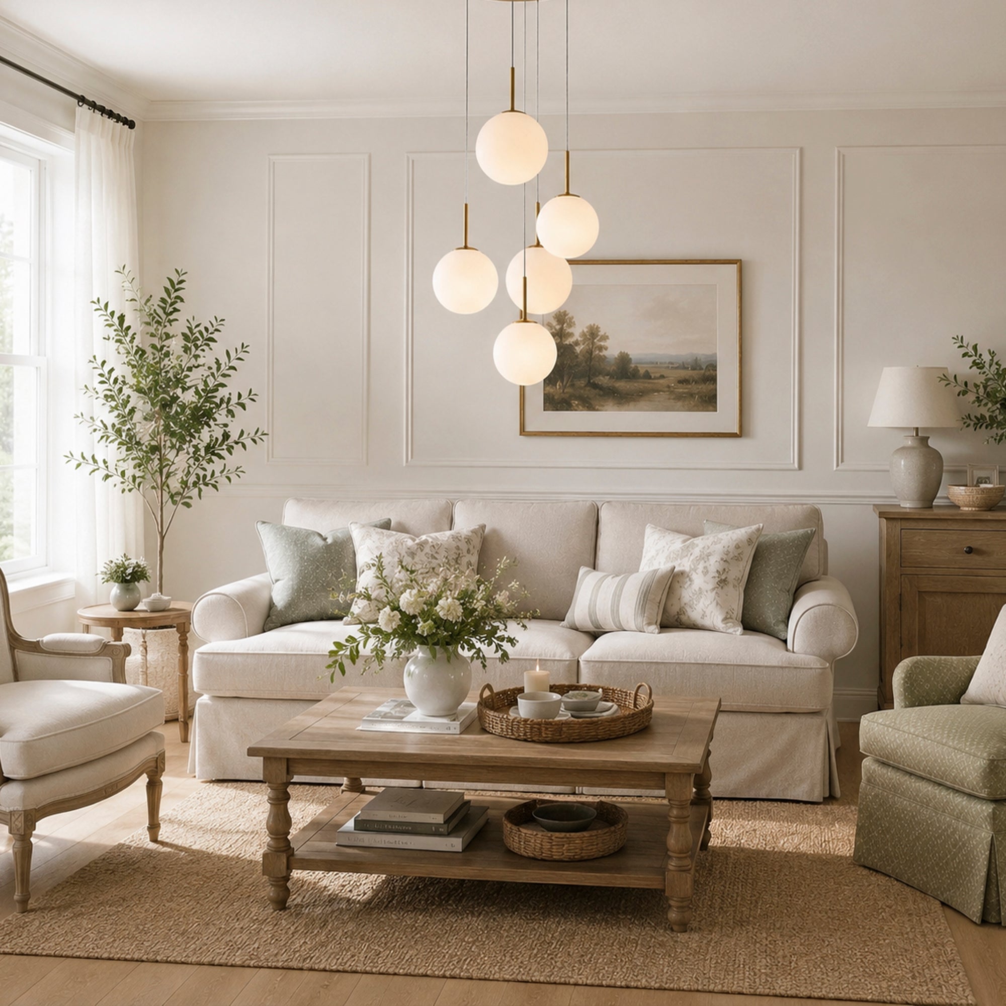 Casen Round Chandelier 20" 28" 34" 43"