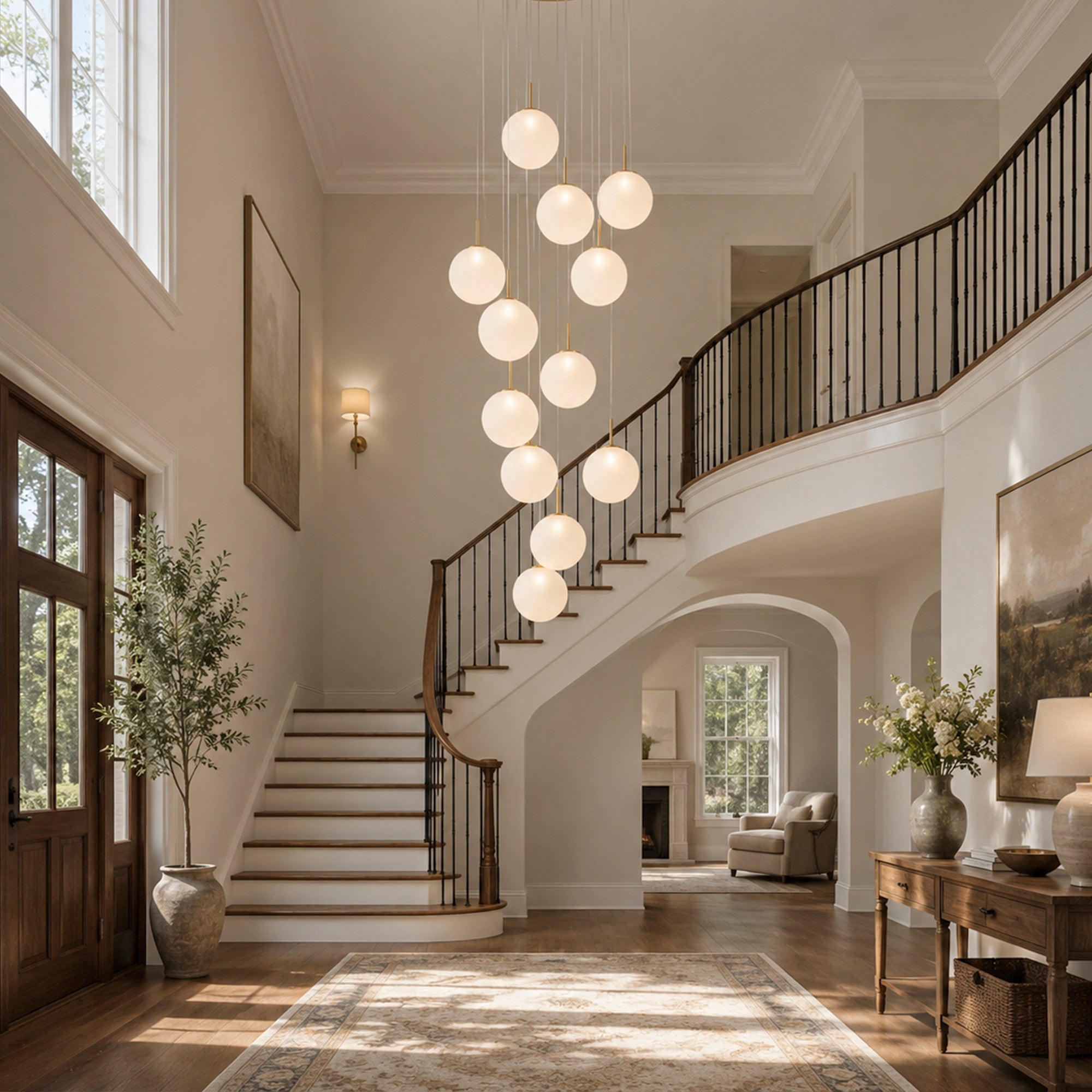 Casen Round Chandelier 20" 28" 34" 43"