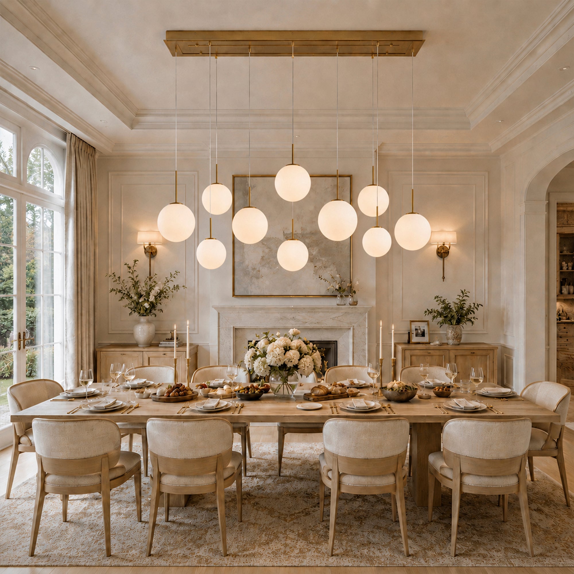 Casen Linear Chandelier 55" 65"